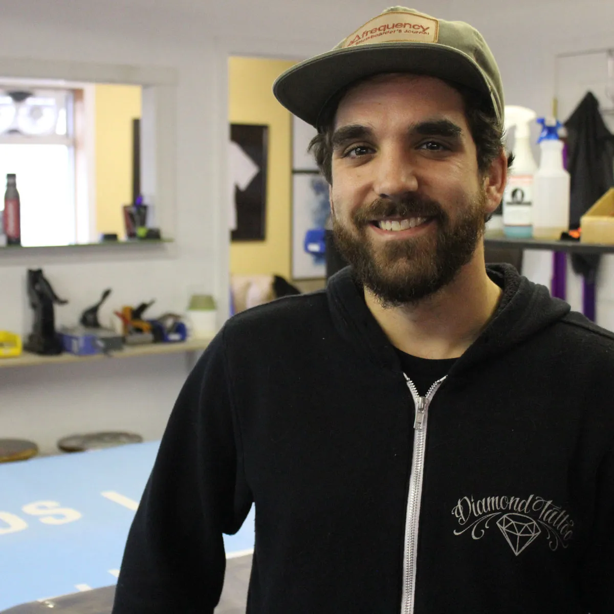 A Chazzam employee posing for a photo