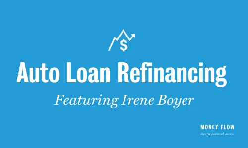 Promotional image for auto loan refinancing company