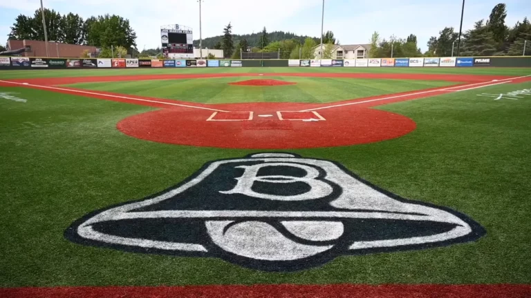 Bellingham Bells Baseball field with diamond and logo.