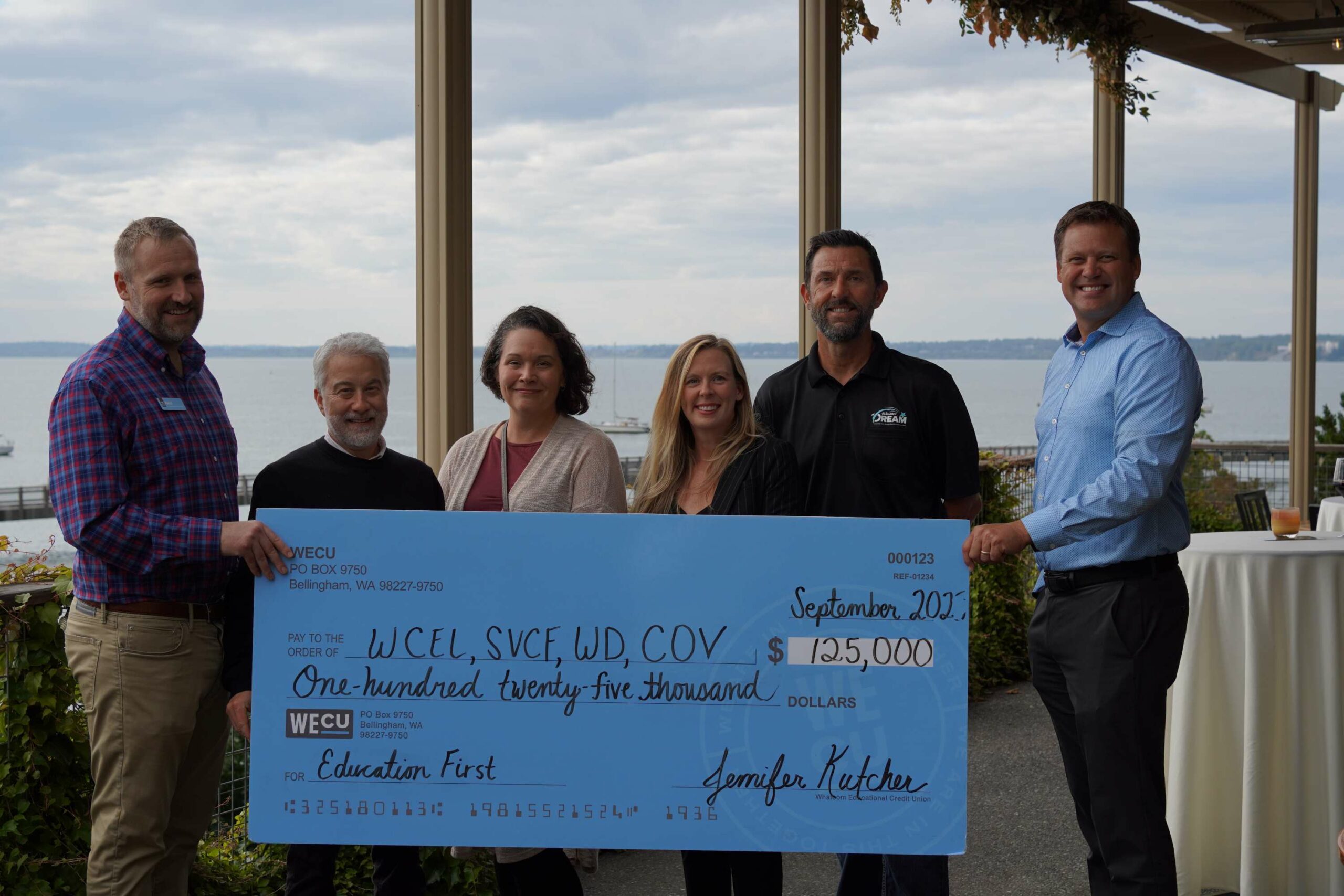 Check presentation ceremony