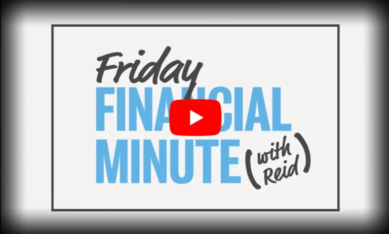 Advertisement for financial minute event.