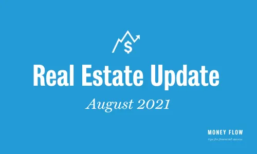 A real estate update image with an August 2021 timestamp.