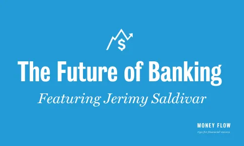 A promotional image for an event featuring Jeremy Salovar at the Future of Banking conference.