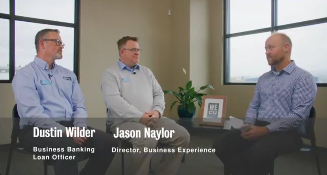 Jason Naylor and Dustin Wilder, WECU Business
